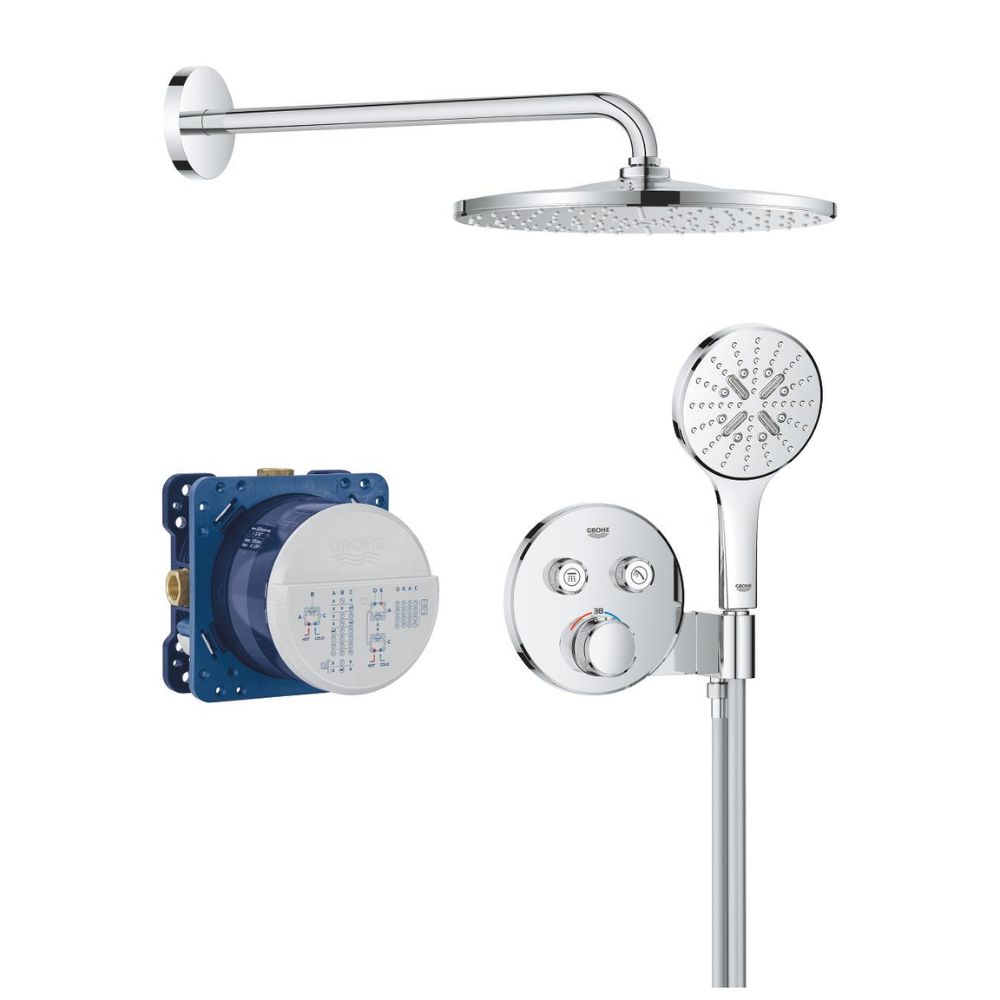 Bộ sen âm tường nhiệt độ GROHE 34866000 2 đường nước