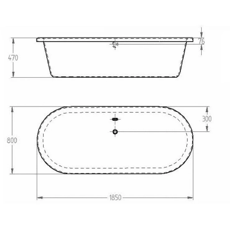 Bồn tắm xây 1m8 Eurobath Grohe 39151000