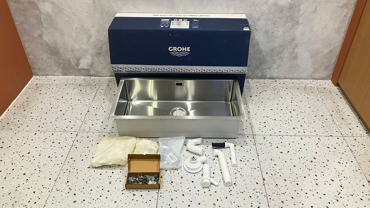 Chậu rửa chén 1 hộc AISI 304 K700 GROHE 31580SD1