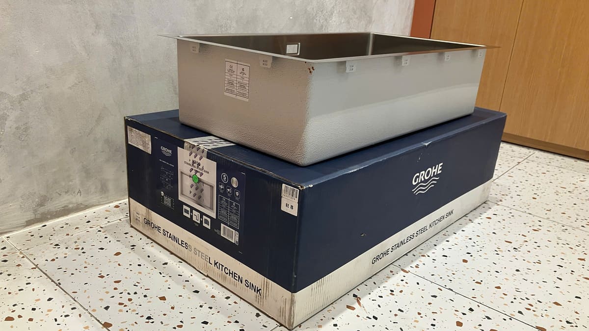 Chậu rửa chén 1 hộc AISI 304 K700 GROHE 31580SD1