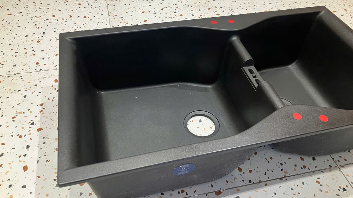 Chậu rửa chén 2 hộc Composite K700 GROHE 31658AP0