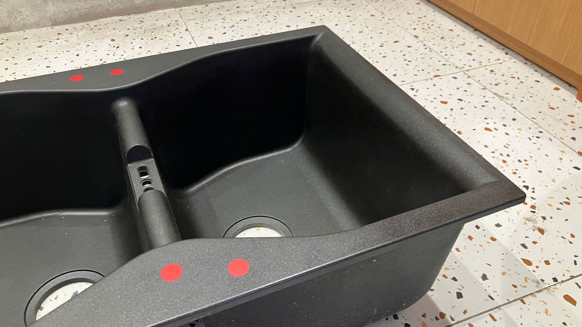 Chậu rửa chén 2 hộc Composite K700 GROHE 31658AP0