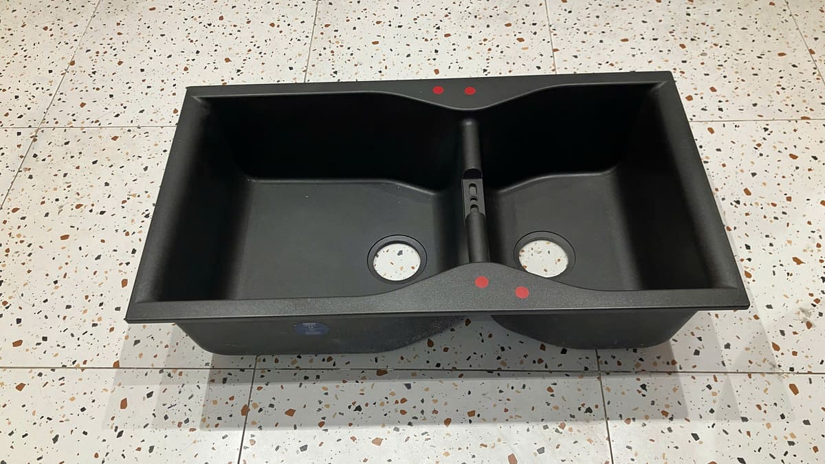 Chậu rửa chén 2 hộc Composite K700 GROHE 31658AP0