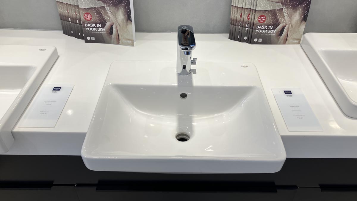 Chậu rửa bán âm bàn Euro Ceramic GROHE 101028SH00