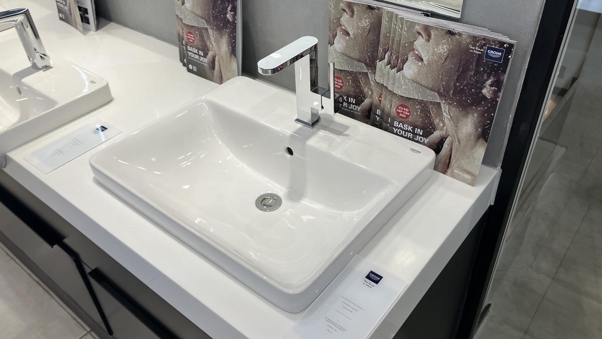 Chậu rửa bán âm bàn Euro Ceramic GROHE 101031SH00