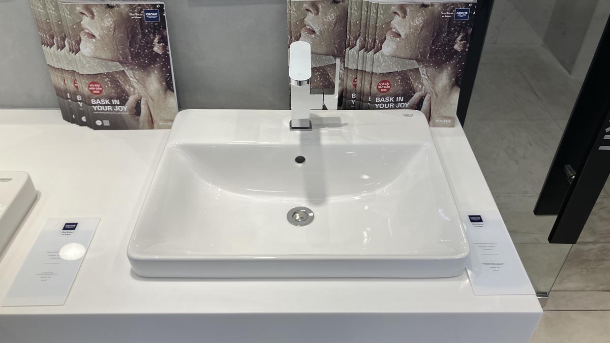 Chậu rửa bán âm bàn Euro Ceramic GROHE 101031SH00