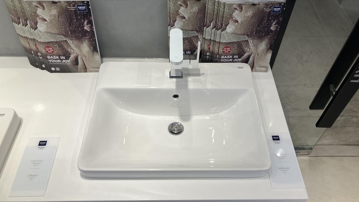 Chậu rửa bán âm bàn Euro Ceramic GROHE 101031SH00