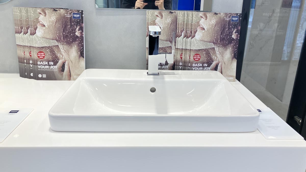 Chậu rửa bán âm bàn Euro Ceramic GROHE 101031SH00