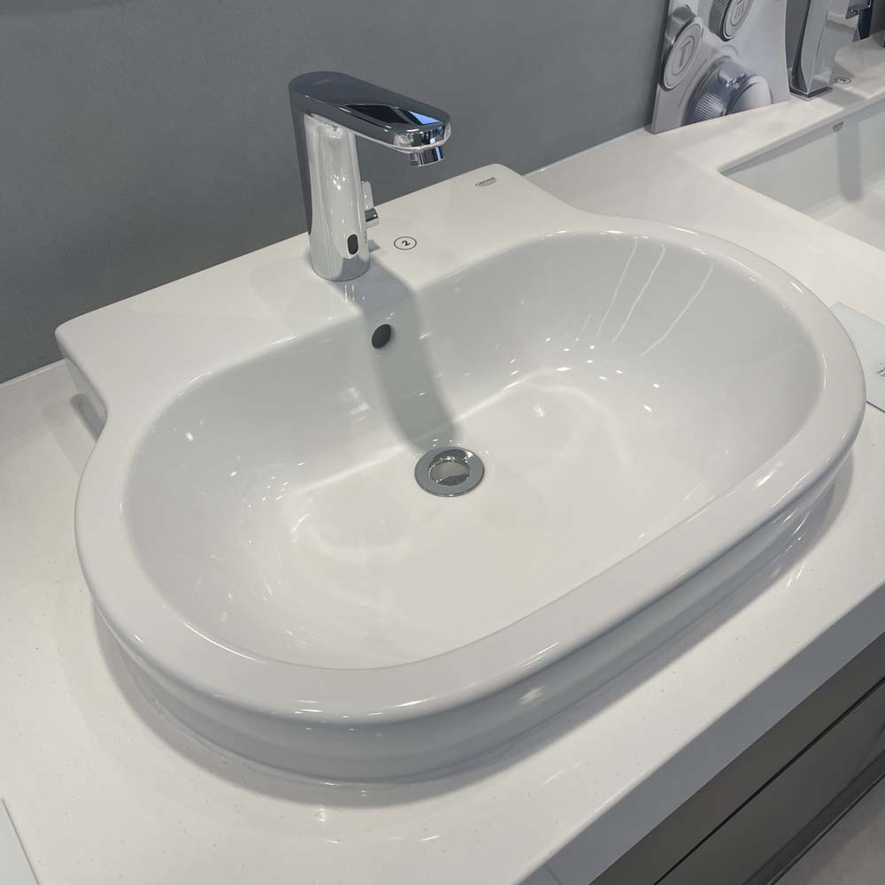 Chậu rửa mặt lavabo bán âm Eurocosmo 60cm GROHE 39291000