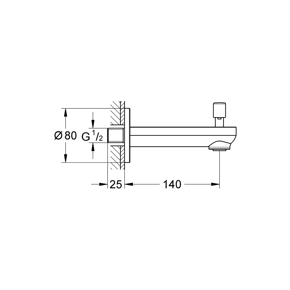 Củ sen tắm Bau Cosmopolitan GROHE 13257000