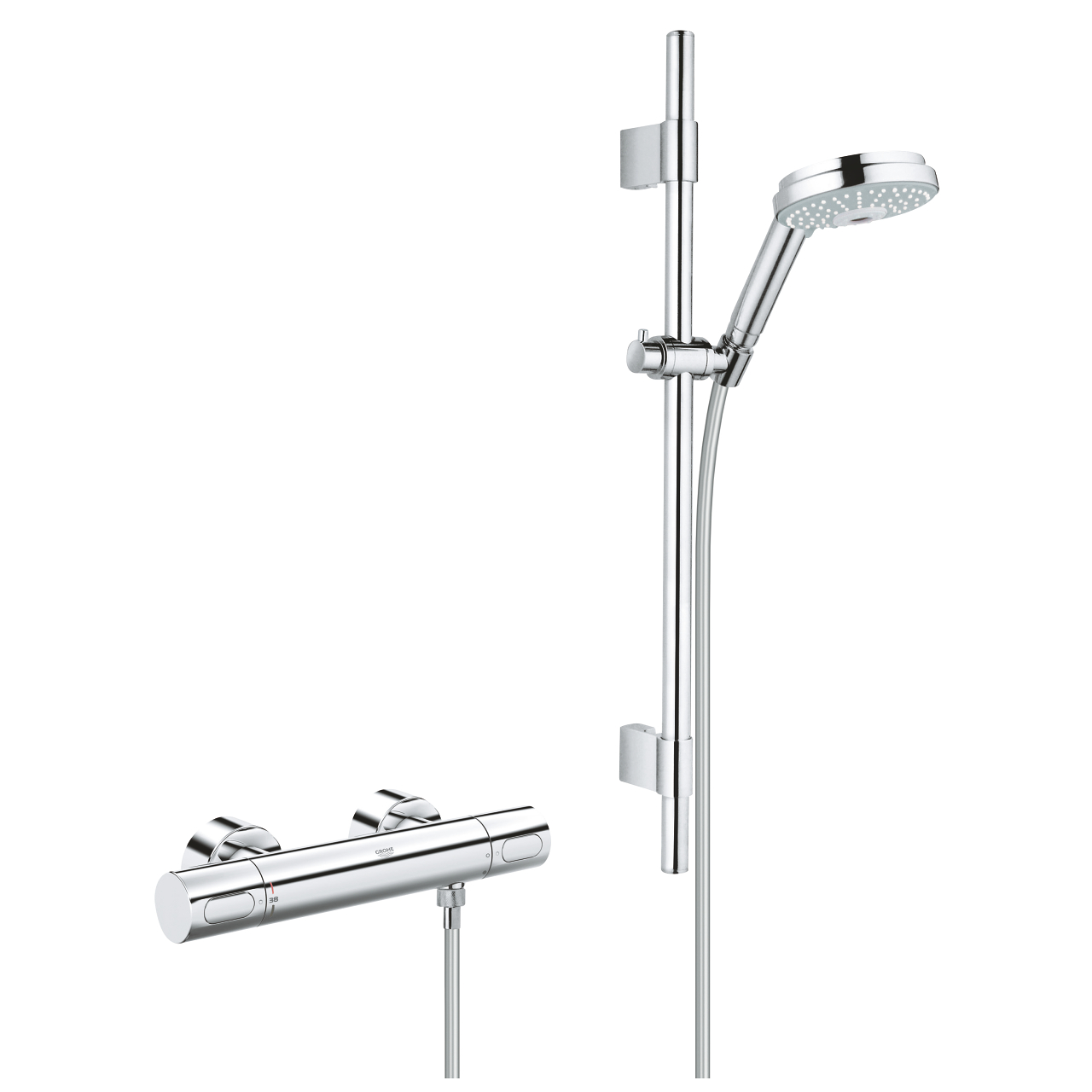 Bộ sen tắm nhiệt độ kèm thanh trượt Grohtherm 3000 Cosmopolitan GROHE 34275000