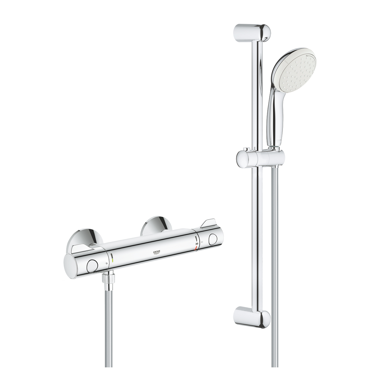 Bộ sen tắm nhiệt độ kèm thanh trượt Grohtherm 800 GROHE 34565001