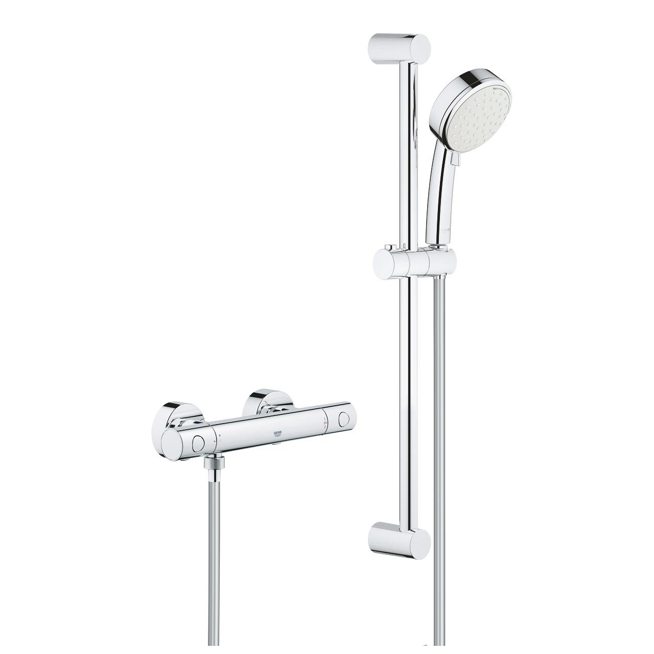 Bộ sen tắm nhiệt độ kèm thanh trượt Grohtherm 800 GROHE 34768000