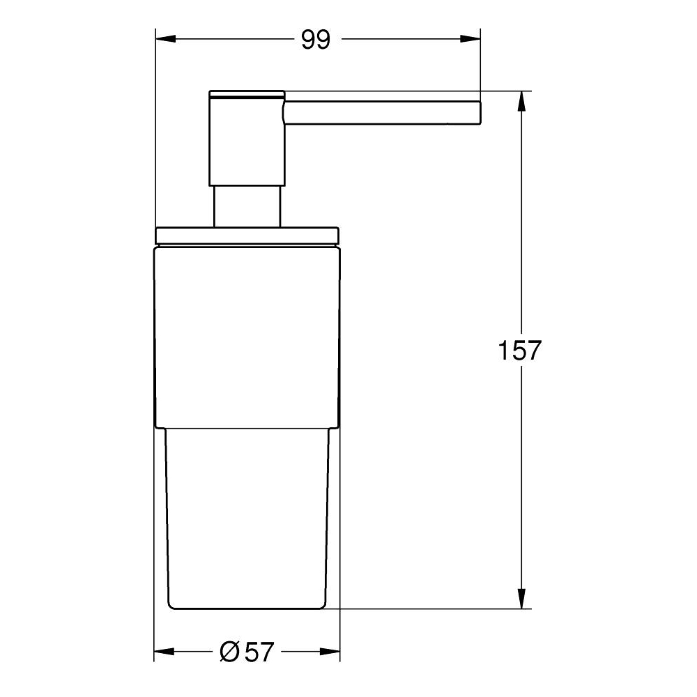Hộp xịt xà phòng Atrio GROHE 40306003