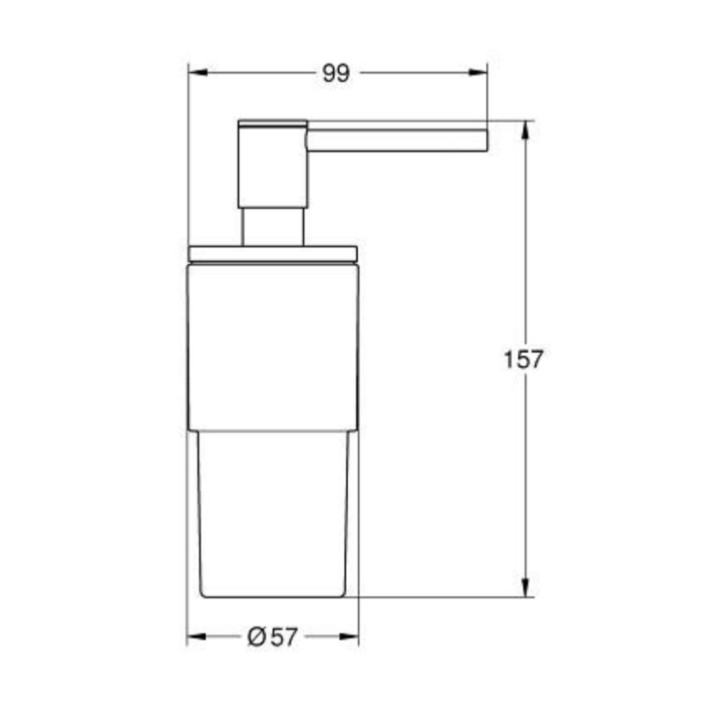 Hộp xịt xà phòng Atrio GROHE 40886DL0