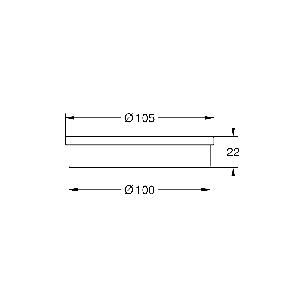 Đĩa đựng xà phòng Atrio GROHE 40256003