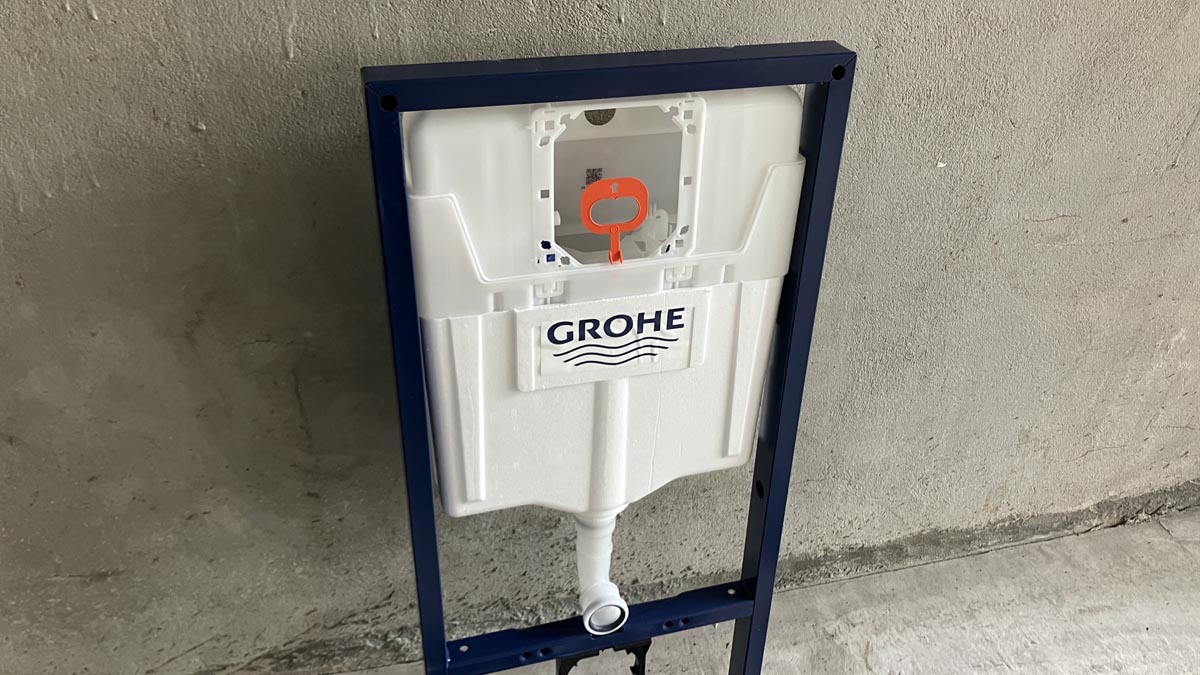 Két nước âm tường có khung 3 trong 1 GROHE 38722001