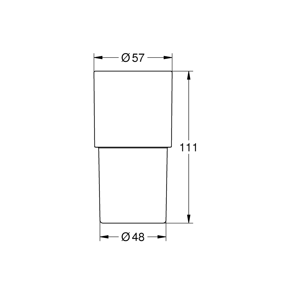 Ly thủy tinh GROHE 40254003