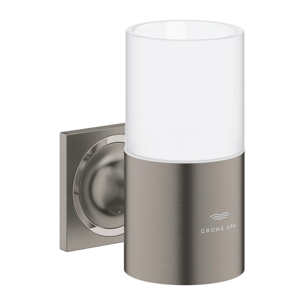 Giá đỡ ly thủy tinh hoặc dĩa và hộp xịt xà phòng Allure GROHE 40278001