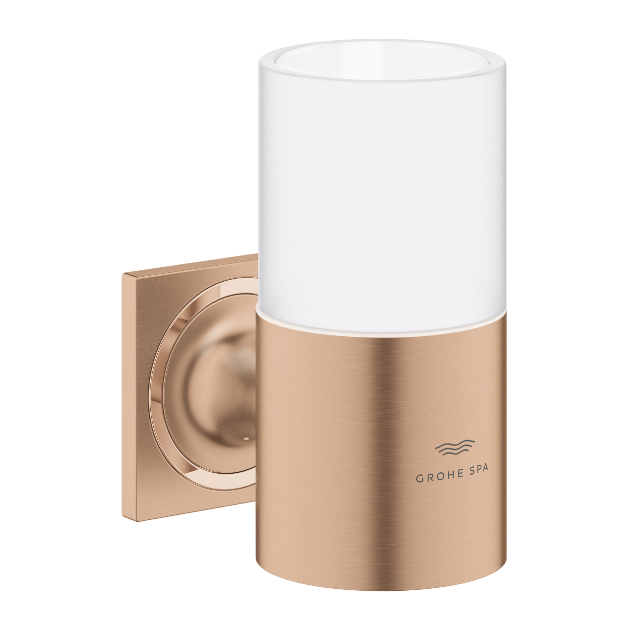 Giá đỡ ly thủy tinh hoặc dĩa và hộp xịt xà phòng Allure GROHE 40278001