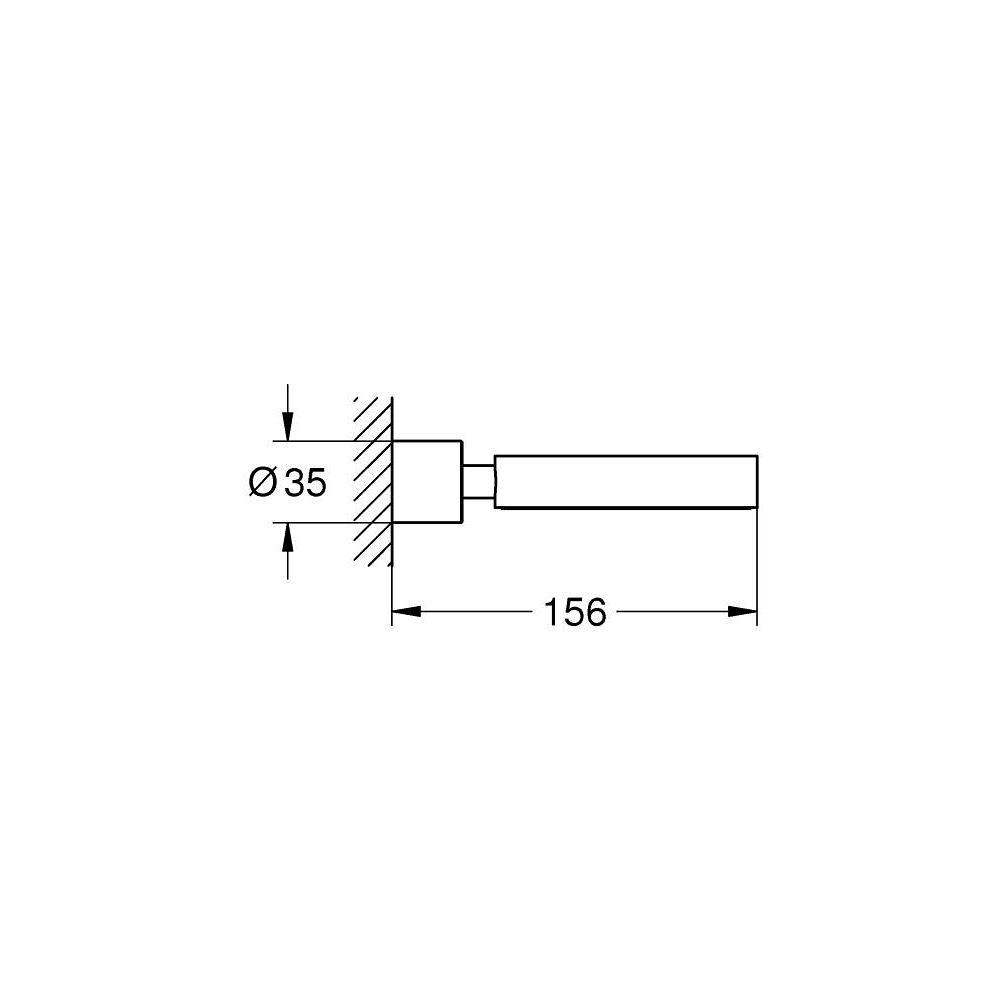 Giá đỡ ly thủy tinh hoặc dĩa và hộp xịt xà phòng Atrio GROHE 40305003