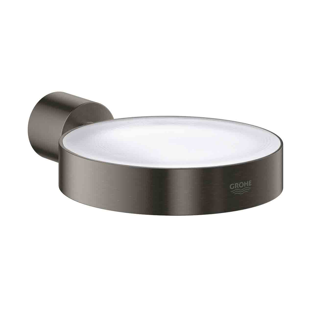 Giá đỡ ly thủy tinh hoặc dĩa và hộp xịt xà phòng Atrio GROHE 40305003