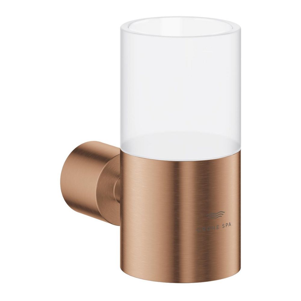 Giá đỡ ly thủy tinh hoặc dĩa và hộp xịt xà phòng Atrio GROHE 40884000