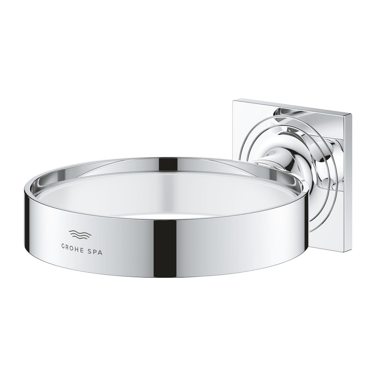 Giá đỡ ly thủy tinh hoặc dĩa và hộp xịt xà phòng Allure GROHE 40963001