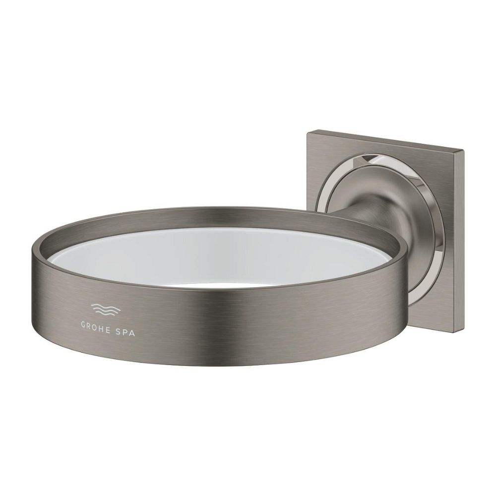 Giá đỡ ly thủy tinh hoặc dĩa và hộp xịt xà phòng Allure GROHE 40963001