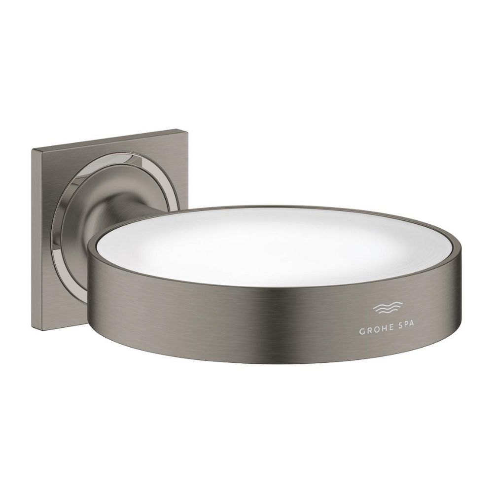 Giá đỡ ly thủy tinh hoặc dĩa và hộp xịt xà phòng Allure GROHE 40963001