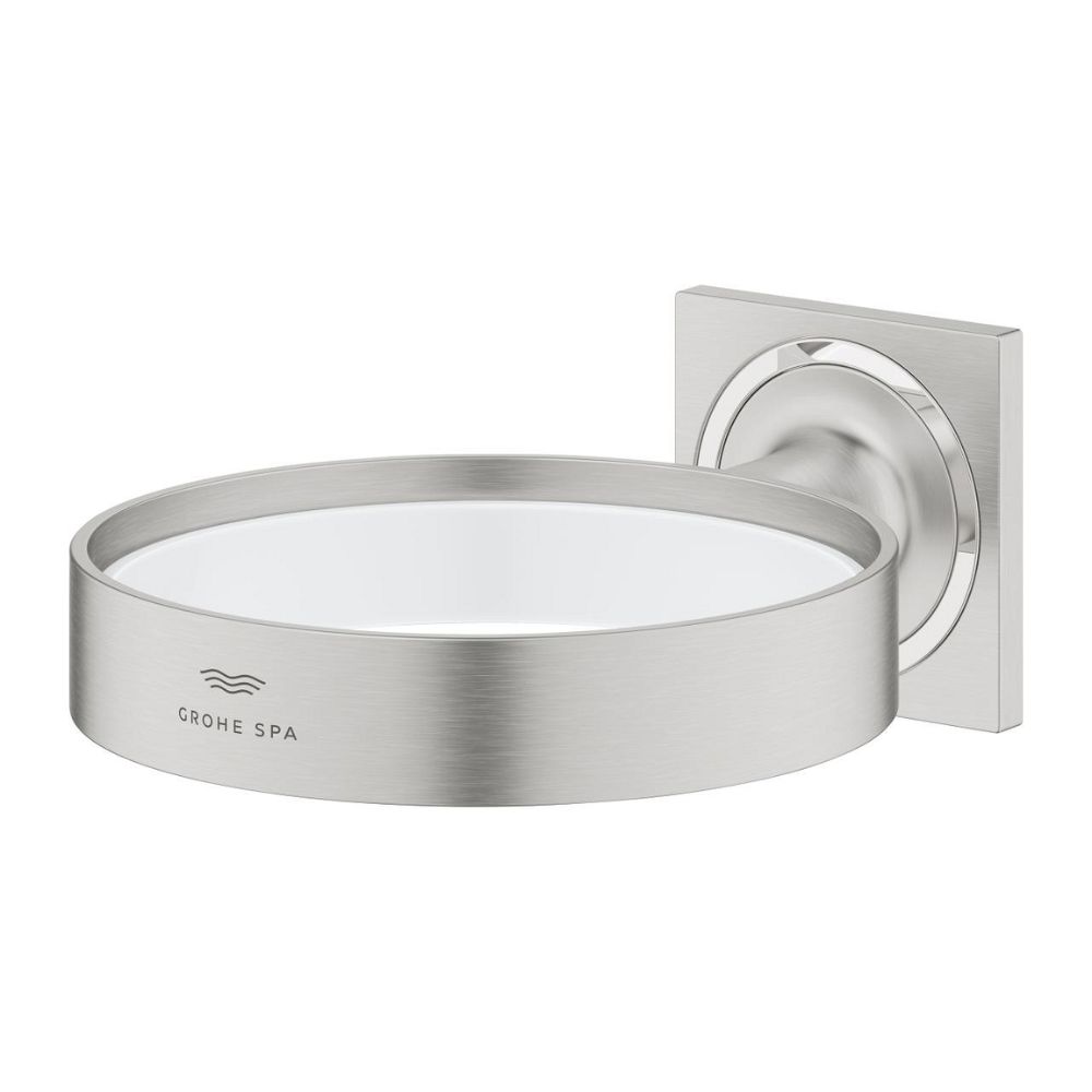 Giá đỡ ly thủy tinh hoặc dĩa và hộp xịt xà phòng Allure GROHE 40963001