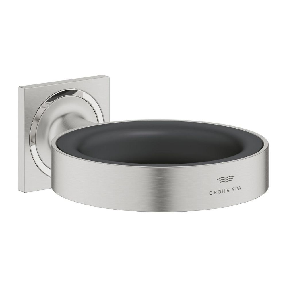 Giá đỡ ly thủy tinh hoặc dĩa và hộp xịt xà phòng Allure GROHE 40963001