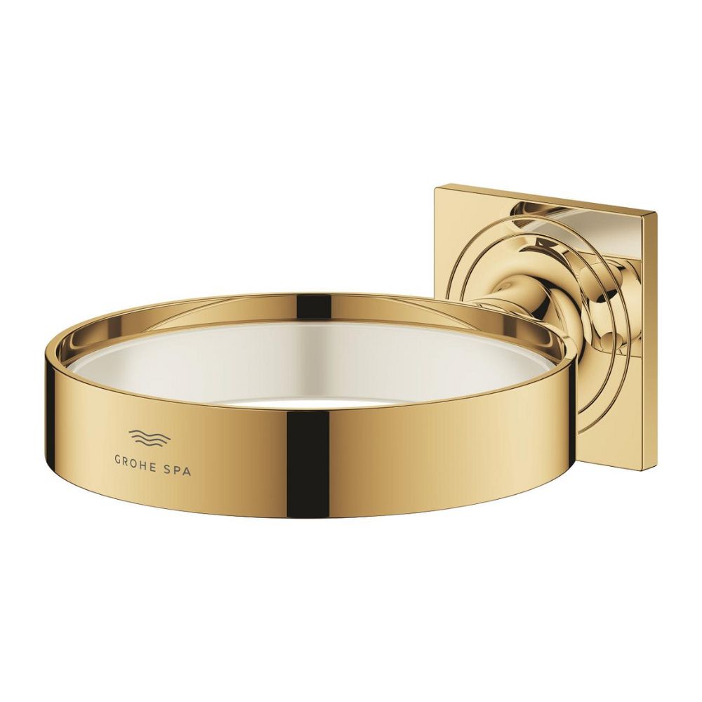 Giá đỡ ly thủy tinh hoặc dĩa và hộp xịt xà phòng Allure GROHE 40963001