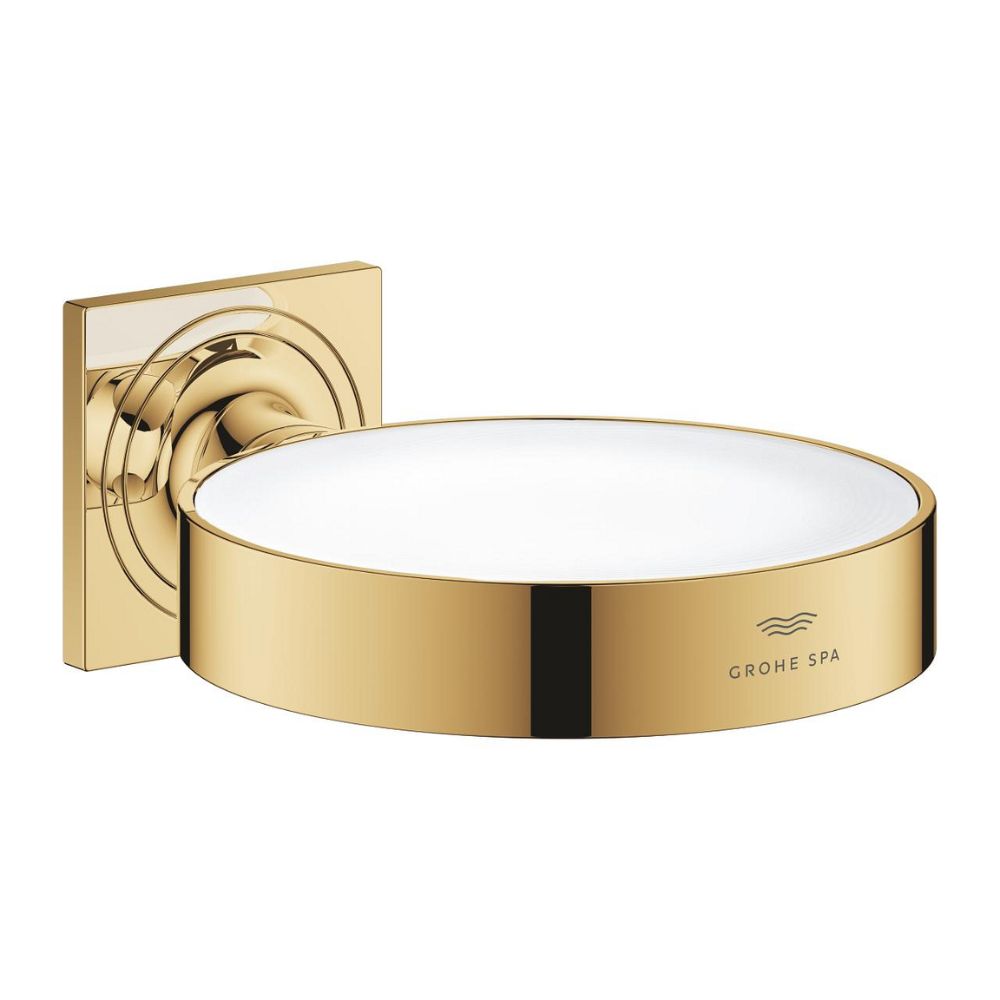 Giá đỡ ly thủy tinh hoặc dĩa và hộp xịt xà phòng Allure GROHE 40963001