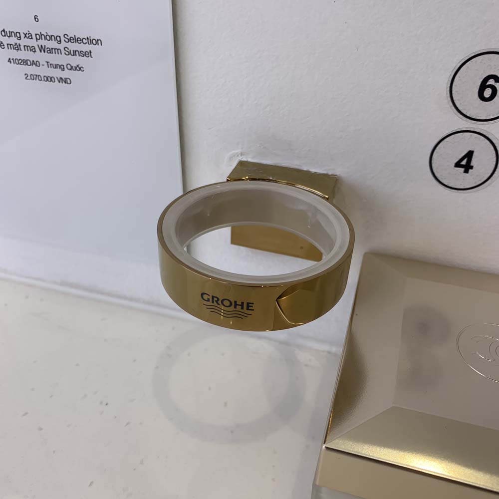 Giá đỡ ly thủy tinh hoặc dĩa xà phòng Selection GROHE 41027000