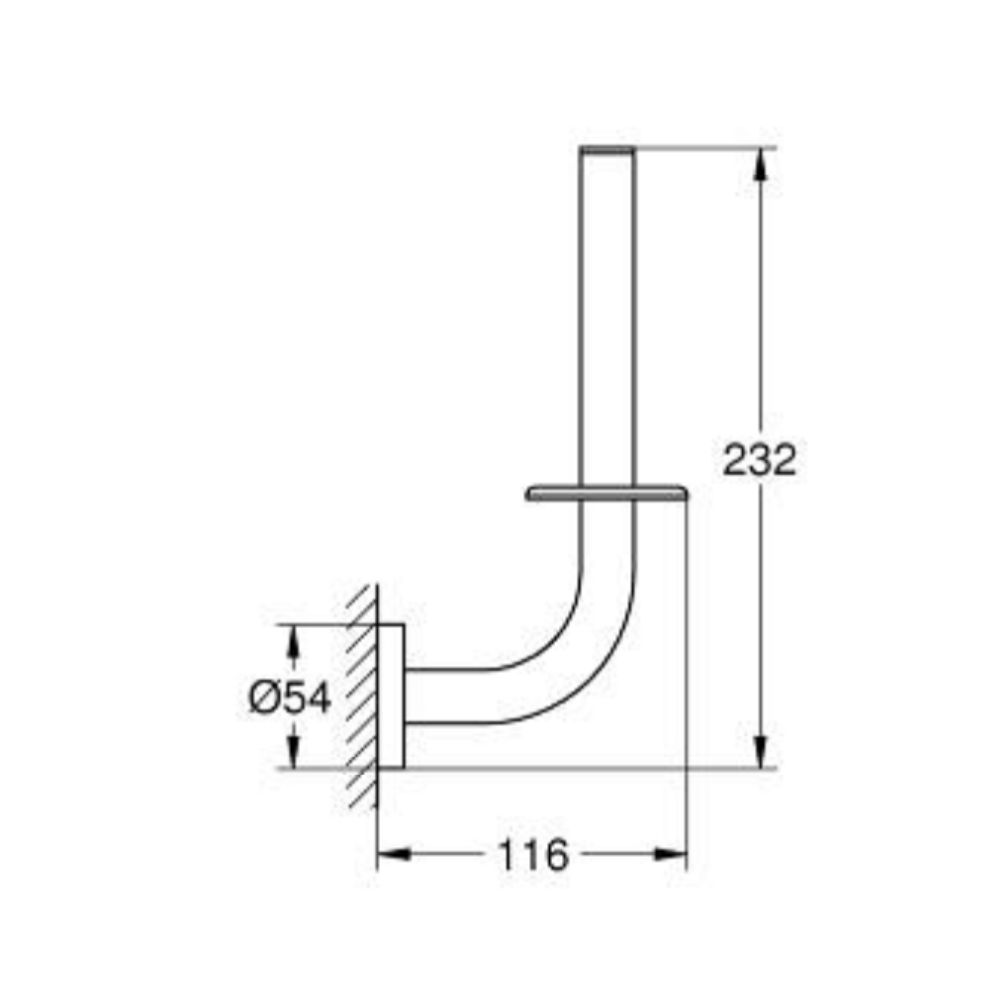 Lô giấy vệ sinh Essentials GROHE 1024692430