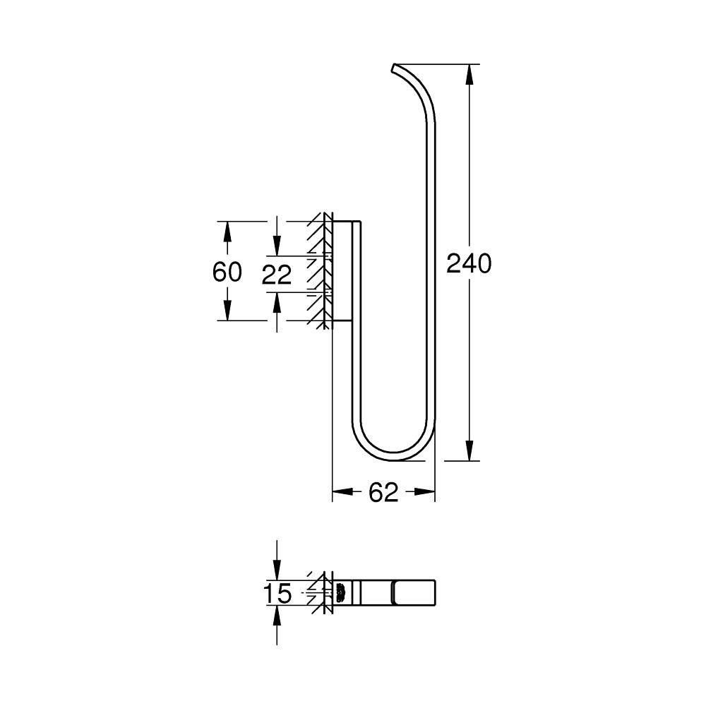 Lô giấy vệ sinh Selection GROHE 41067000