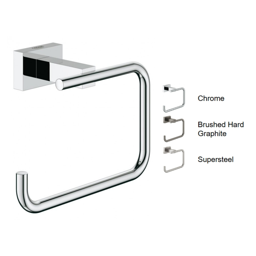 Lô giấy vệ sinh không nắp Essentials Cube GROHE 40507001