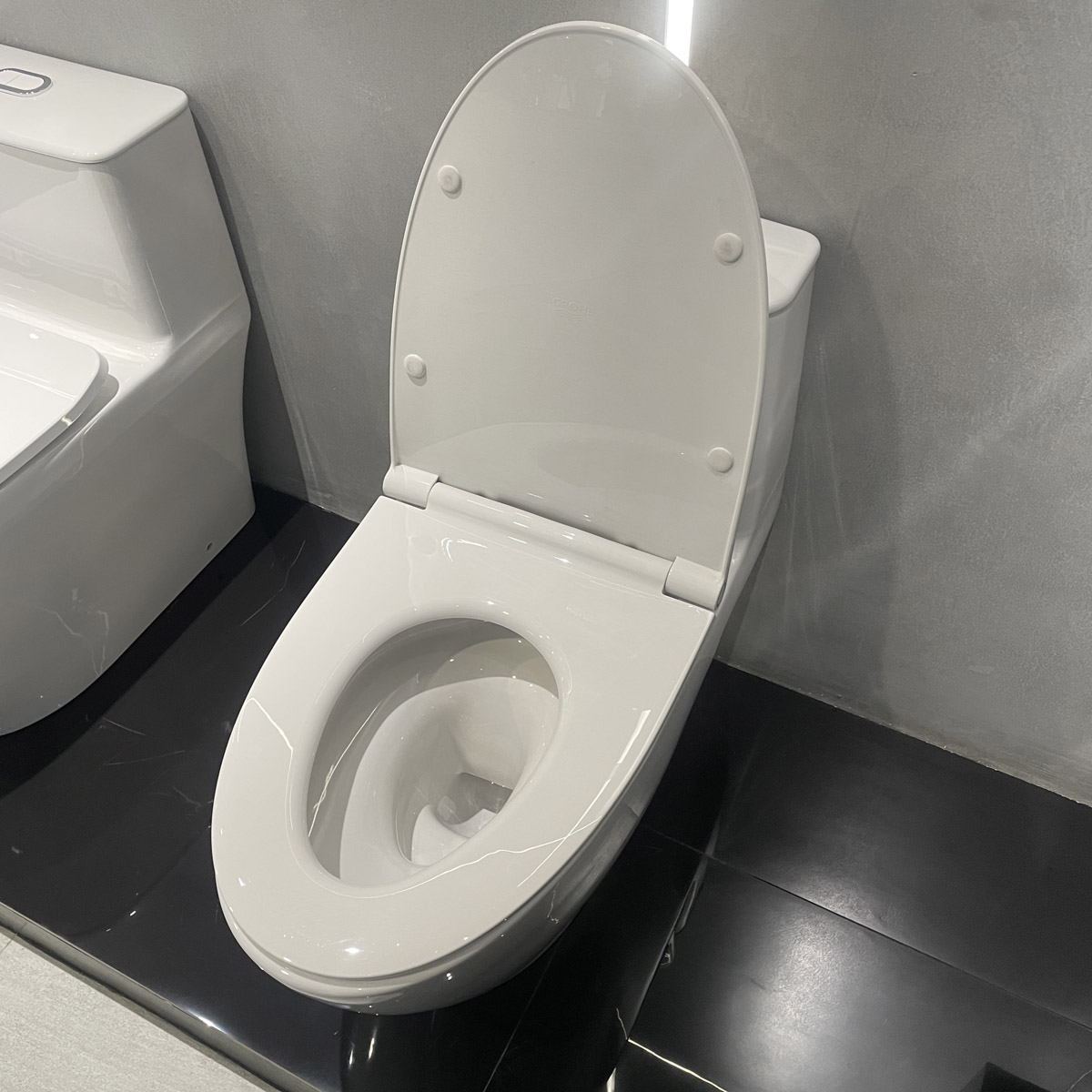 Nắp bồn cầu đóng êm BAU OP Grohe 36490000