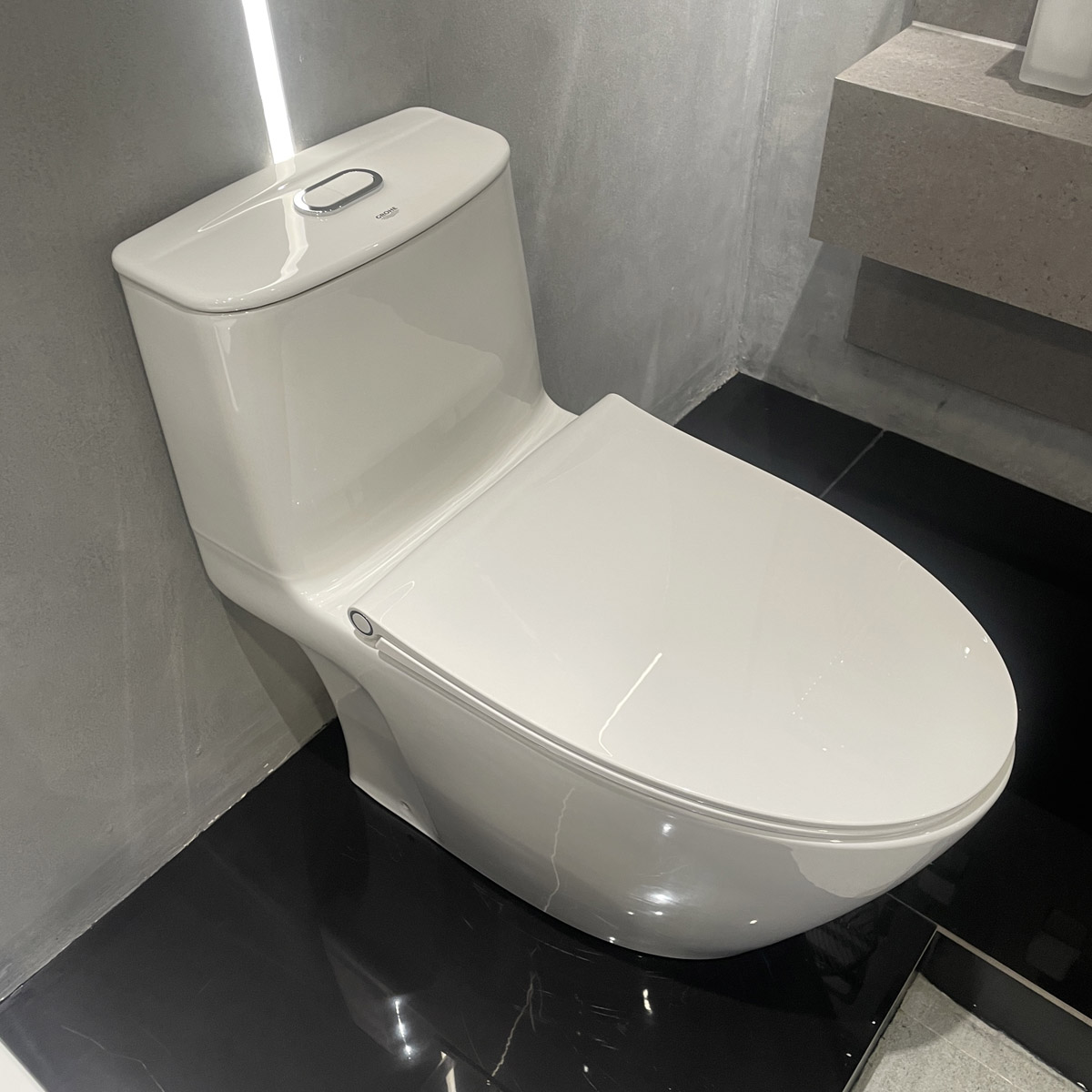 Nắp bồn cầu đóng êm BAU OP Grohe 36490000