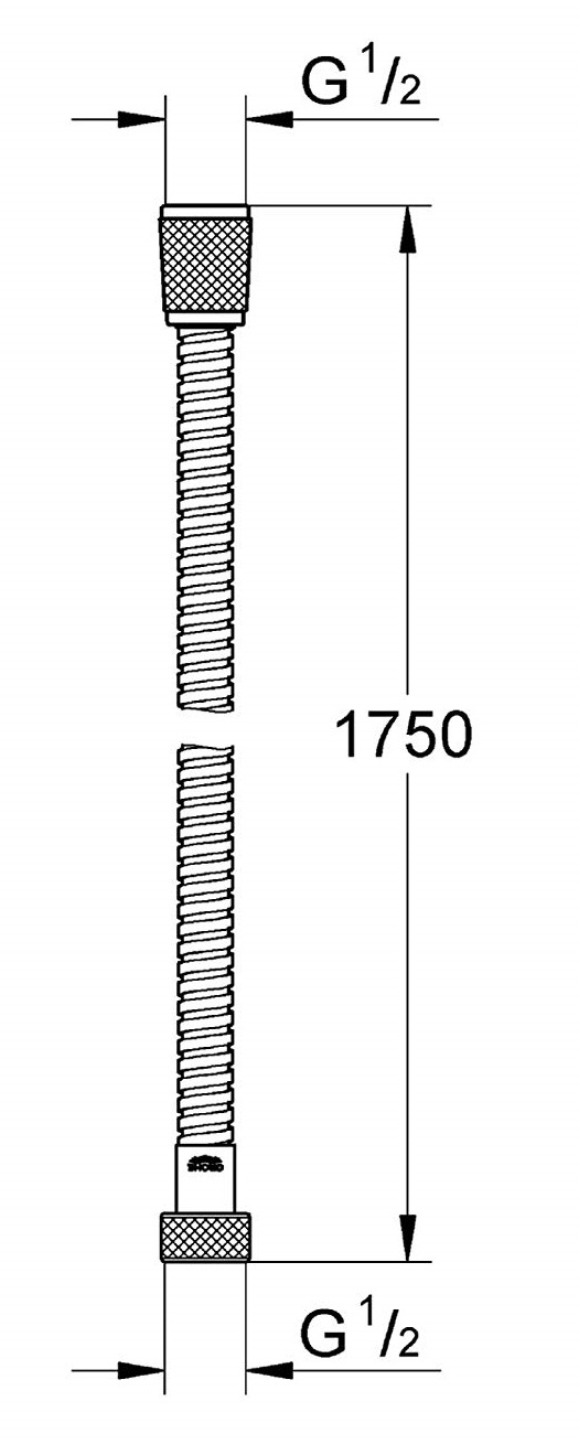 Dây sen kim loại Relexaflex 1750mm GROHE 28139000