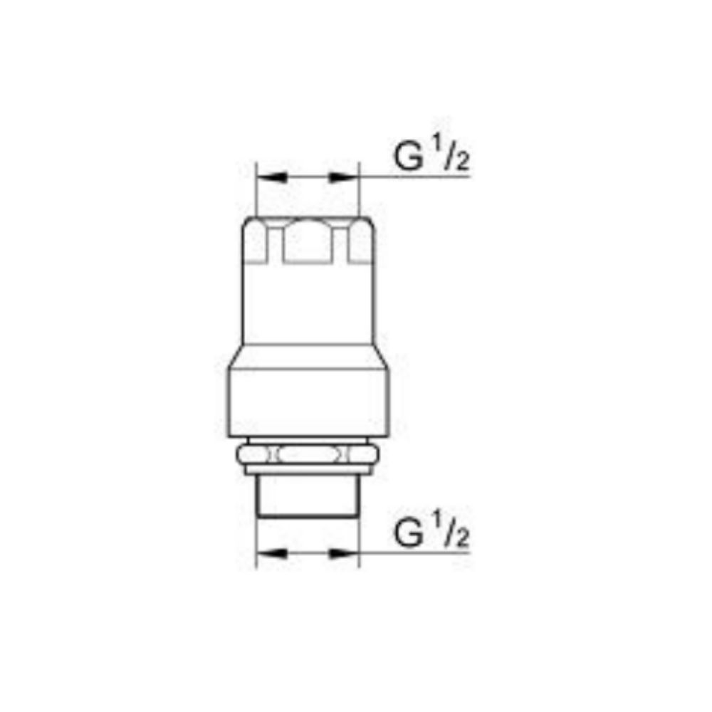 Ống sục khí kết hợp bộ chống trào ngược GROHE 41230000