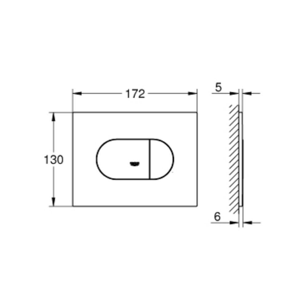 Nút nhấn xả Arena Cosmopolitan GROHE 37973000