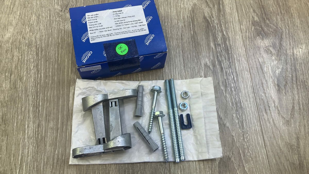 Bộ ốc vít cho két âm tường Rapid SL GROHE 3855800M
