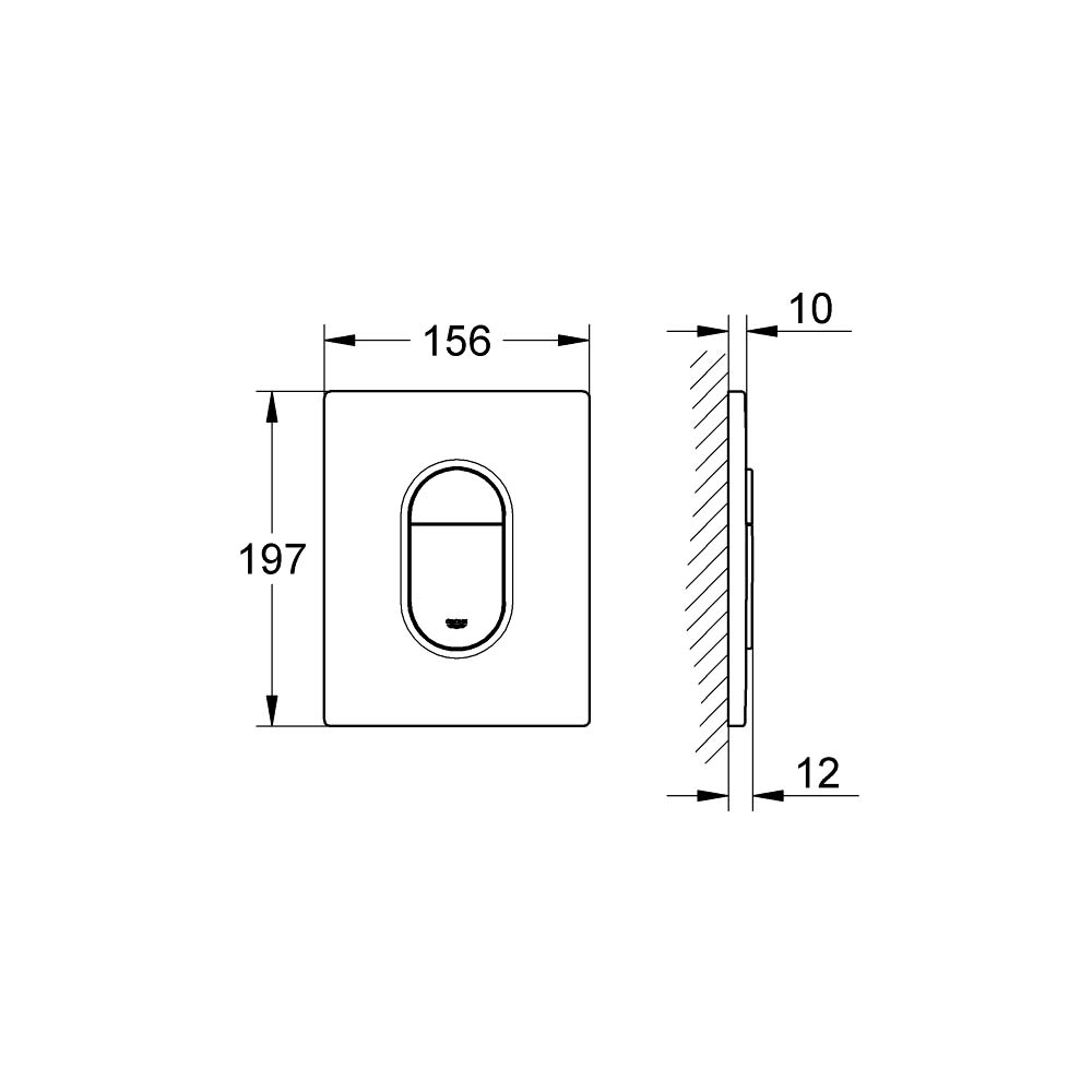 Nút nhấn xả Arena Cosmopolitan GROHE 38844000