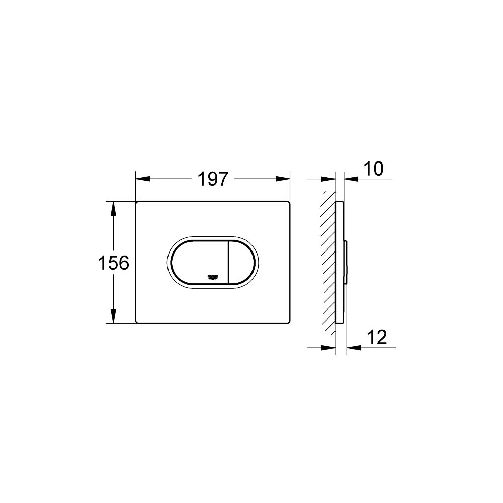 Nút nhấn xả Arena Cosmopolitan GROHE 38858000