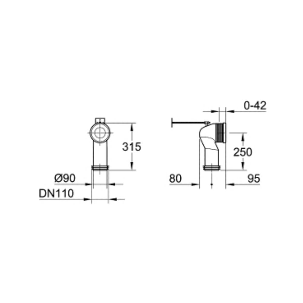 Ống xả thoát thẳng GROHE 39457000