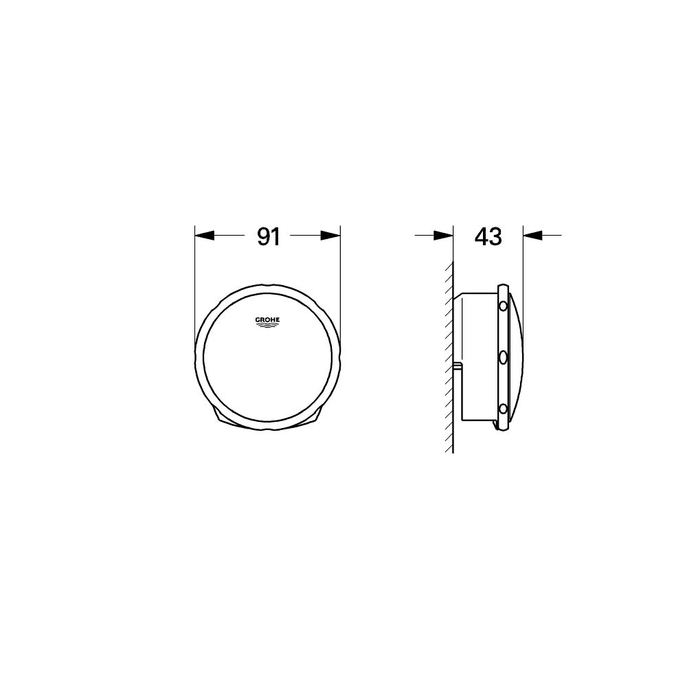 Nút nhấn xả bồn tắm Talentofill GROHE 19952000