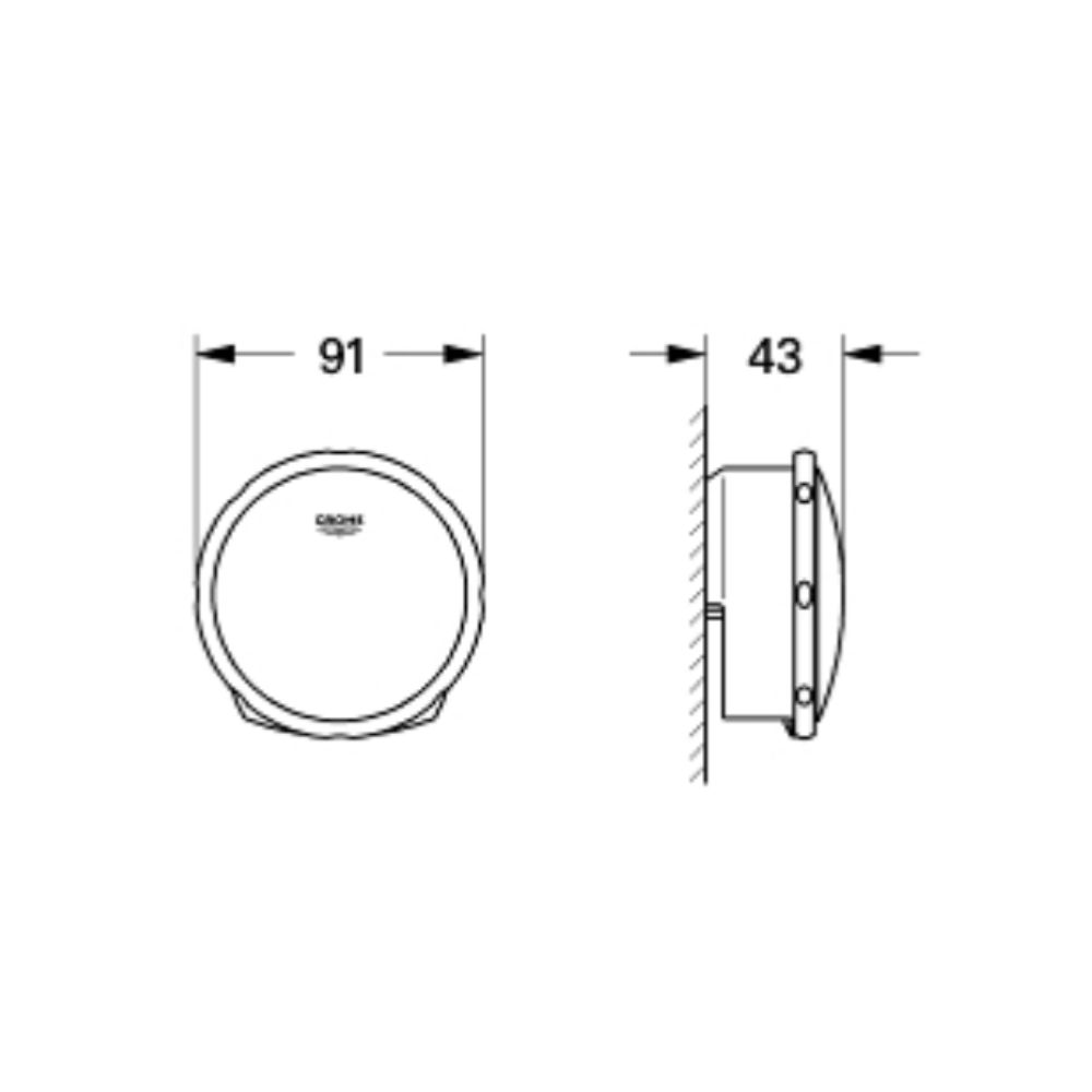 Nút nhấn xả bồn tắm Talentofill GROHE 199522430
