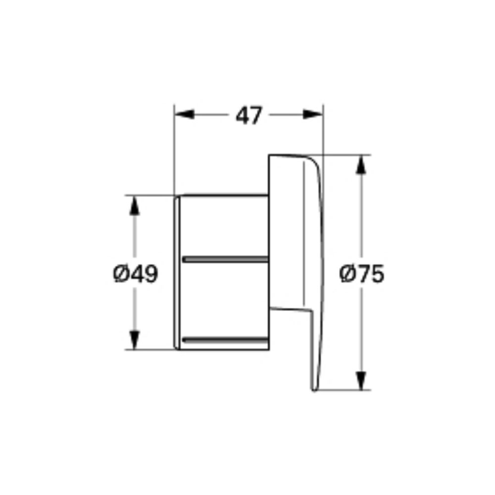 Nắp xả tràn bồn tắm Talentofill GROHE 19954000